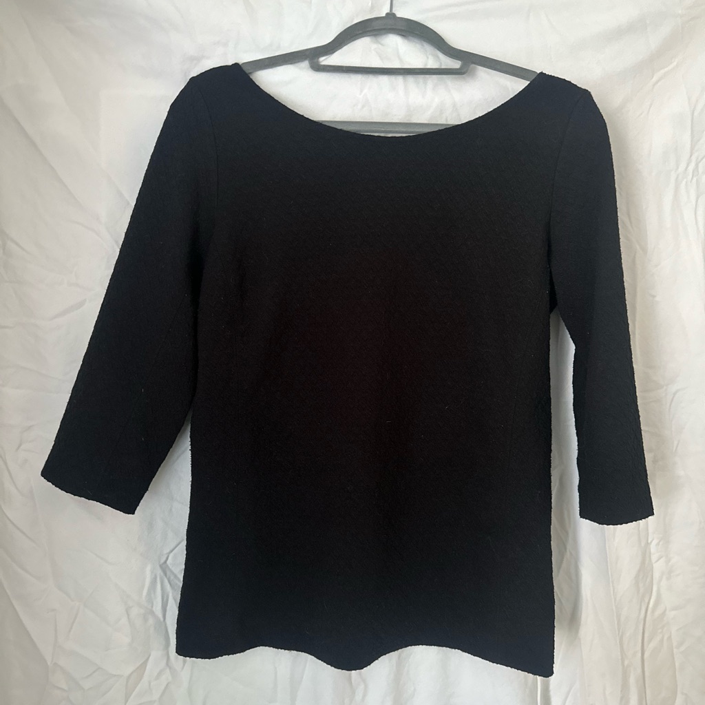 Club Monaco Ballet Scoop Neck And Deeper Scoop In Back - Women’s Large